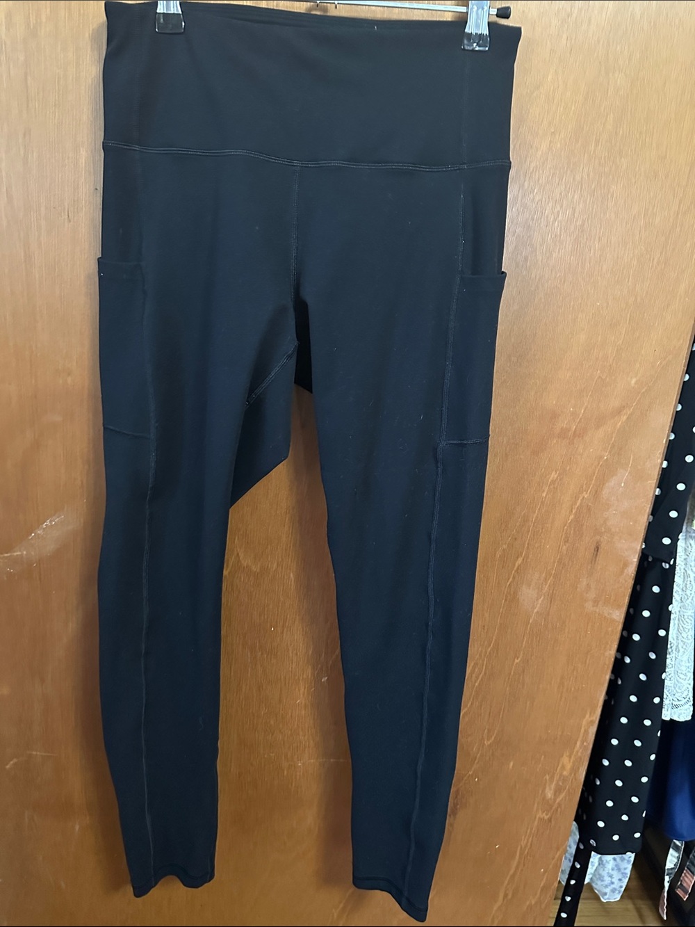 High-Rise Black Pocket Leggings